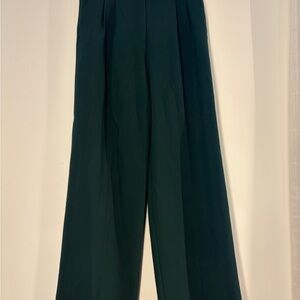 Zara Green Women's Wide-Leg Pants